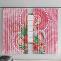 Breast Cancer Pink Cockatoo Window Curtain Indigenous Australia Watercolor Glaze - Aussie Hoodie