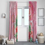 Breast Cancer Pink Cockatoo Window Curtain Indigenous Australia Watercolor Glaze - Aussie Hoodie