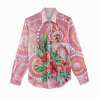 Breast Cancer Pink Cockatoo Women Casual Shirt Indigenous Australia Watercolor Glaze - Aussie Hoodie