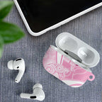 Australia Bowls Personalised Indigenous Pink Round AirPods Case - Aussie Hoodie
