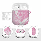 Australia Bowls Personalised Indigenous Pink Round AirPods Case - Aussie Hoodie