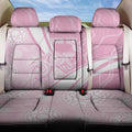 Australia Bowls Personalised Indigenous Pink Round Back Car Seat Cover - Aussie Hoodie