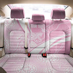 Australia Bowls Personalised Indigenous Pink Round Back Car Seat Cover - Aussie Hoodie
