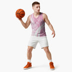 Australia Bowls Personalised Indigenous Pink Round Basketball Jersey - Aussie Hoodie