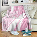Australia Bowls Personalised Indigenous Pink Round Blanket - Aussie Hoodie