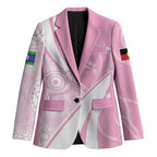 Australia Bowls Personalised Indigenous Pink Round Blazer - Aussie Hoodie