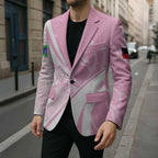 Australia Bowls Personalised Indigenous Pink Round Blazer - Aussie Hoodie