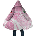 Australia Bowls Personalised Indigenous Pink Round Cloak - Aussie Hoodie