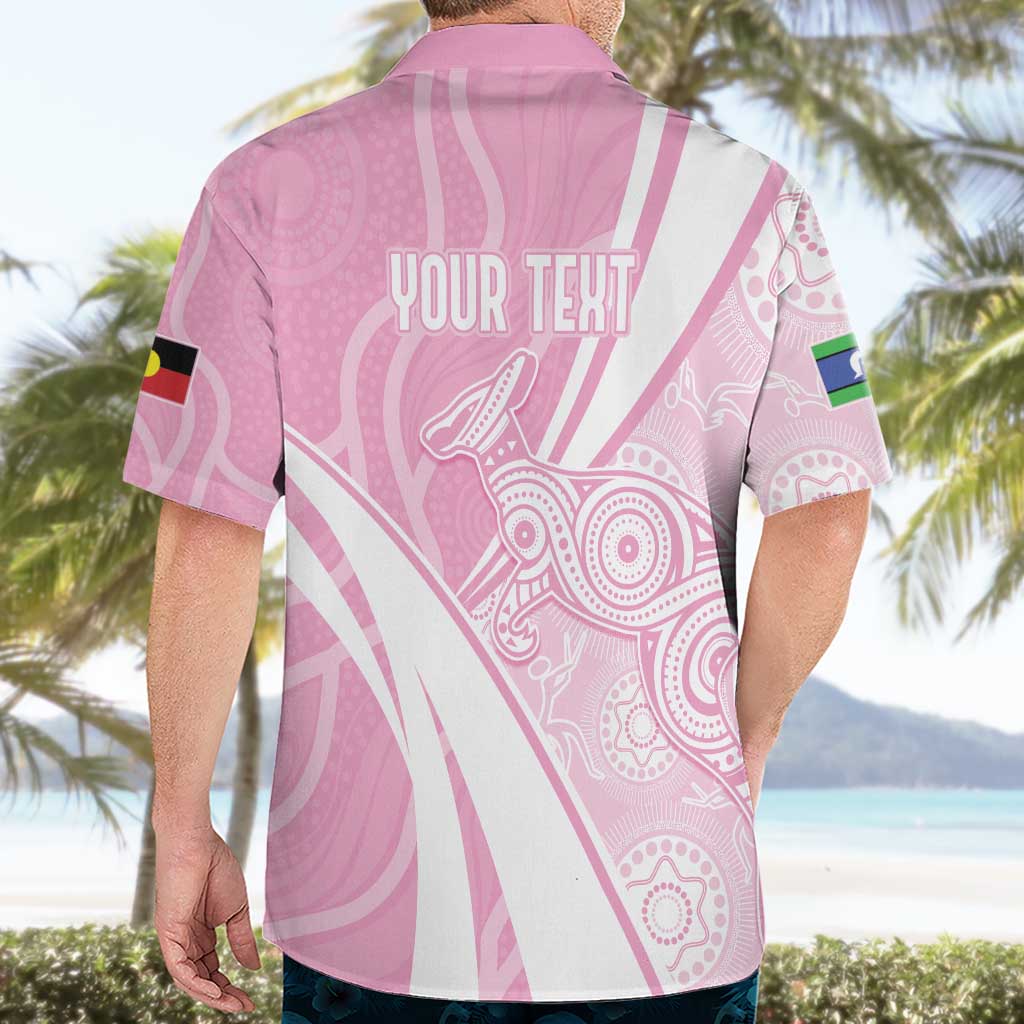 Australia Bowls Personalised Indigenous Pink Round Hawaiian Shirt - Aussie Hoodie