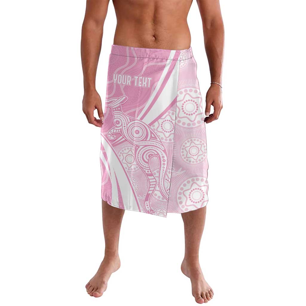 Australia Bowls Personalised Indigenous Pink Round Lavalava - Aussie Hoodie