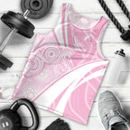 Australia Bowls Personalised Indigenous Pink Round Men Tank Top - Aussie Hoodie