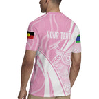 Australia Bowls Personalised Indigenous Pink Round Rugby Jersey - Aussie Hoodie