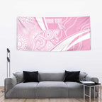 Australia Bowls Personalised Indigenous Pink Round Tapestry - Aussie Hoodie