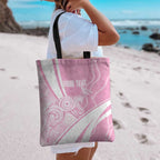 Australia Bowls Personalised Indigenous Pink Round Tote Bag - Aussie Hoodie
