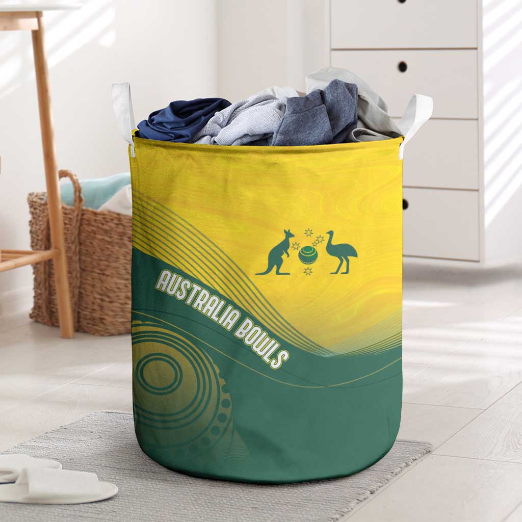 Australia Bowls Laundry Basket Basic Marble Glaze - National Color - Aussie Hoodie
