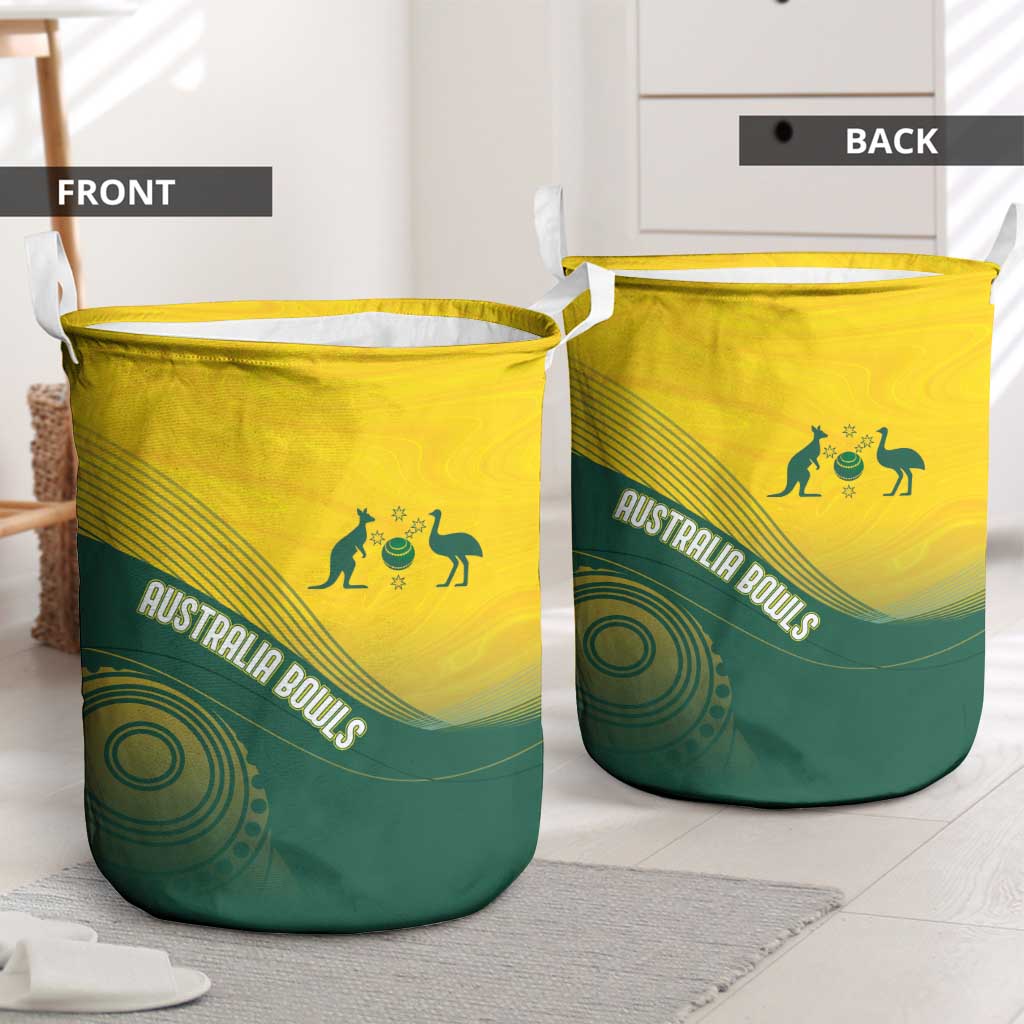 Australia Bowls Laundry Basket Basic Marble Glaze - National Color - Aussie Hoodie
