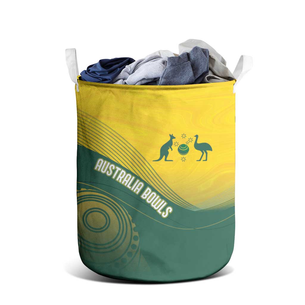 Australia Bowls Laundry Basket Basic Marble Glaze - National Color - Aussie Hoodie