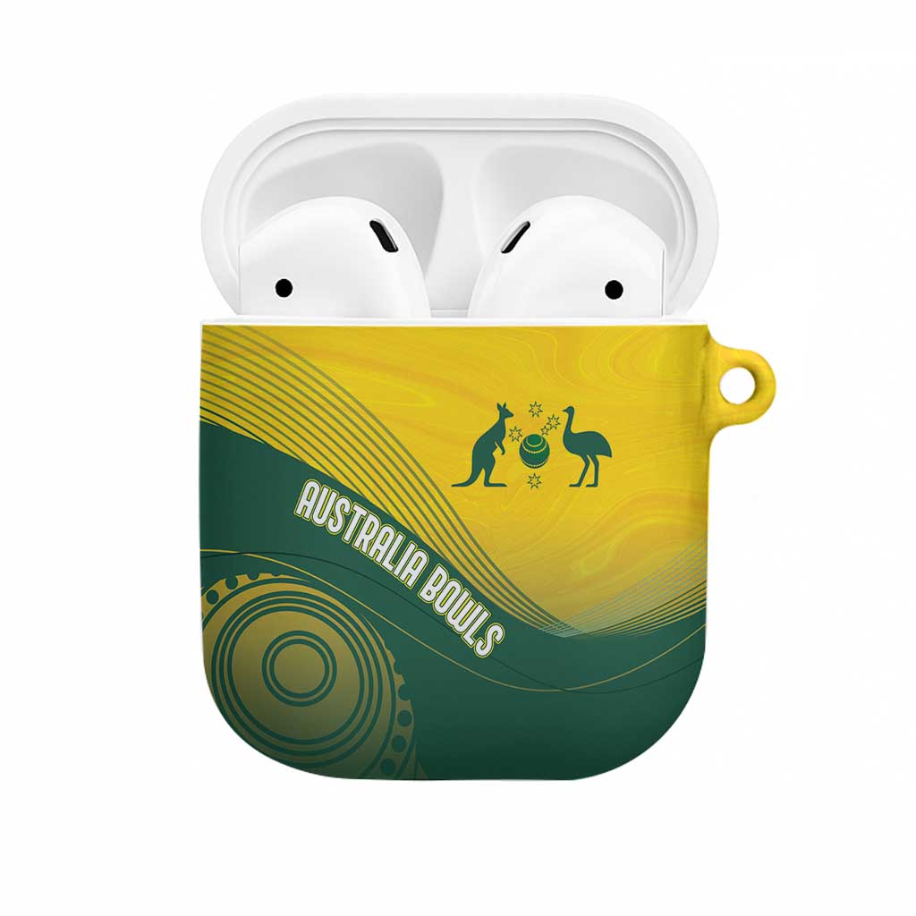 Australia Bowls AirPods Case Basic Marble Glaze - National Color - Aussie Hoodie