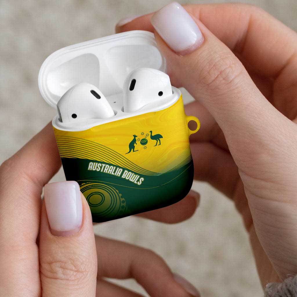 Australia Bowls AirPods Case Basic Marble Glaze - National Color - Aussie Hoodie