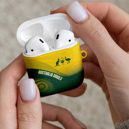 Australia Bowls AirPods Case Basic Marble Glaze - National Color - Aussie Hoodie