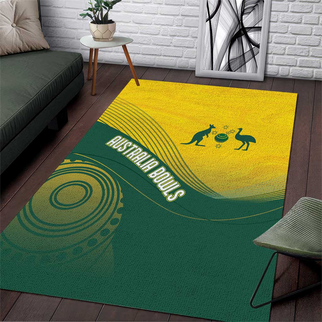 Australia Bowls Area Rug Basic Marble Glaze - National Color - Aussie Hoodie