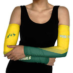 Australia Bowls Personalised Arm Sleeves Basic Marble Glaze - National Color - Aussie Hoodie
