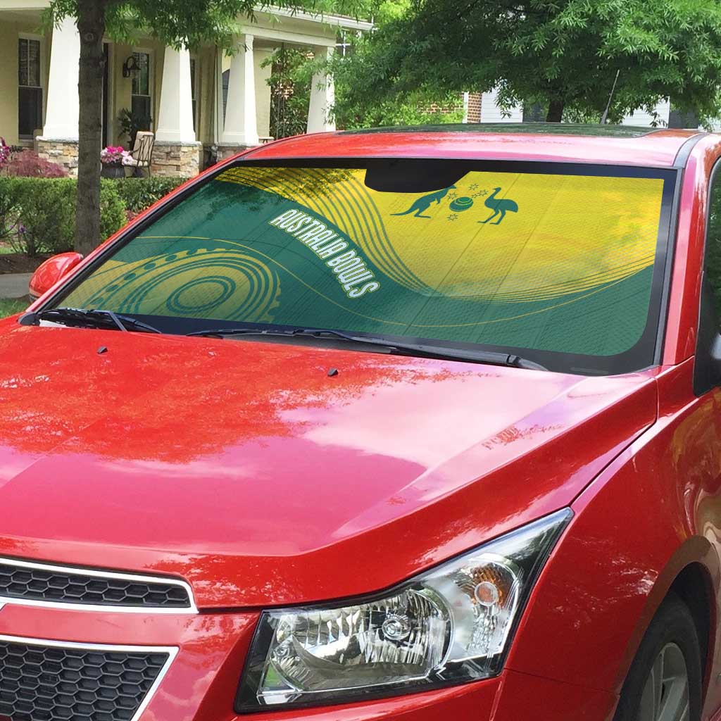 Australia Bowls Auto Sun Shade Basic Marble Glaze - National Color - Aussie Hoodie