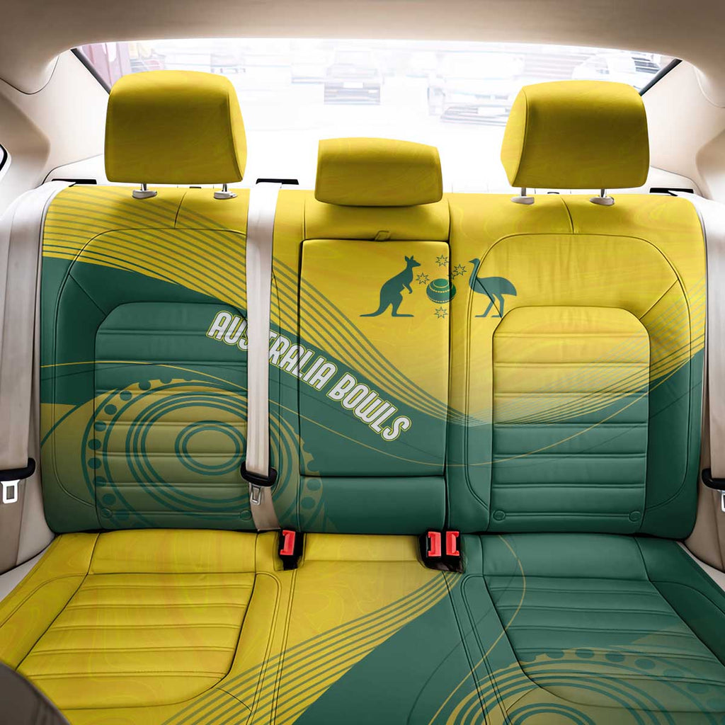 Australia Bowls Back Car Seat Cover Basic Marble Glaze - National Color - Aussie Hoodie