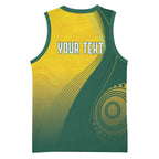 Australia Bowls Personalised Basketball Jersey Basic Marble Glaze - National Color - Aussie Hoodie