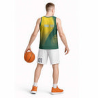 Australia Bowls Personalised Basketball Jersey Basic Marble Glaze - National Color - Aussie Hoodie