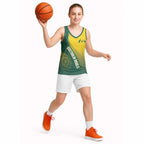 Australia Bowls Personalised Basketball Jersey Basic Marble Glaze - National Color - Aussie Hoodie