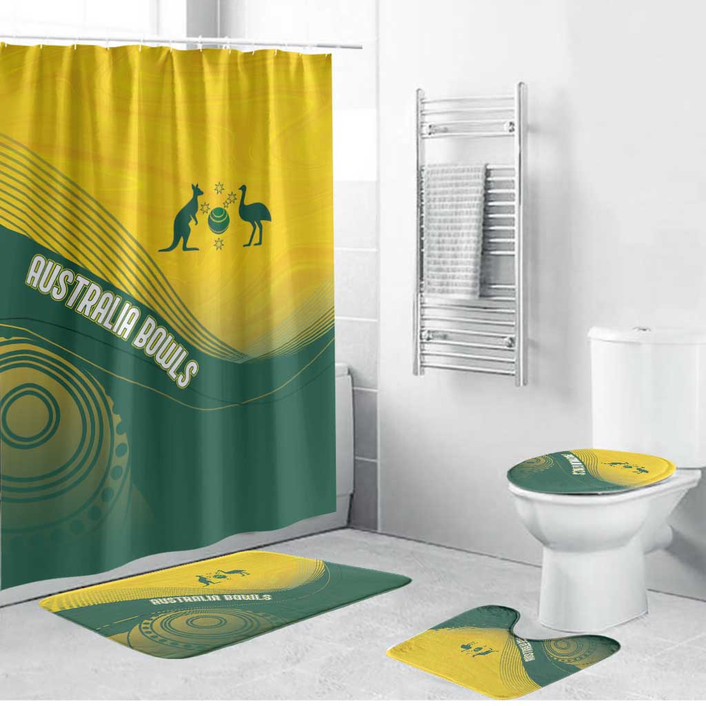 Australia Bowls Bathroom Set Basic Marble Glaze - National Color - Aussie Hoodie