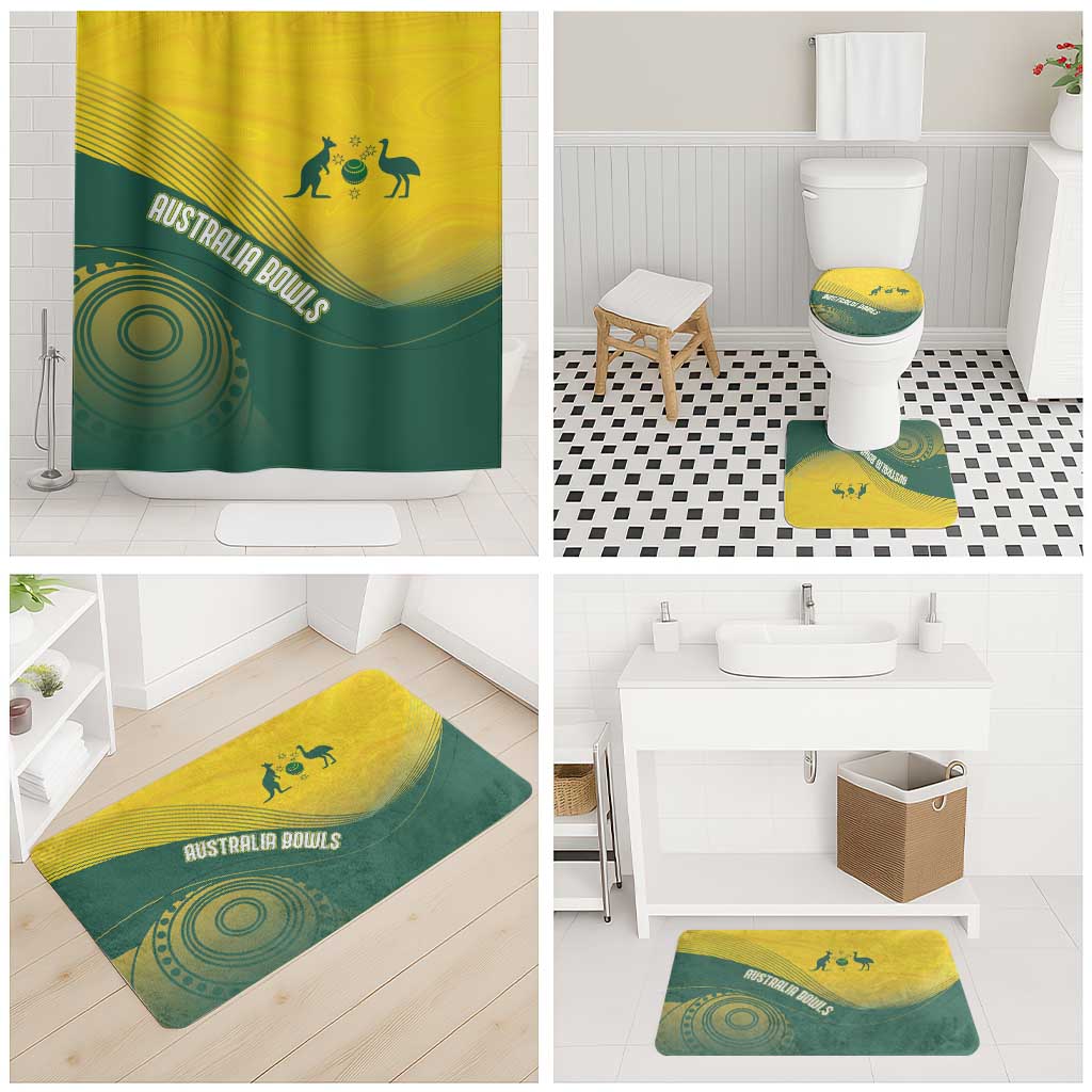 Australia Bowls Bathroom Set Basic Marble Glaze - National Color - Aussie Hoodie