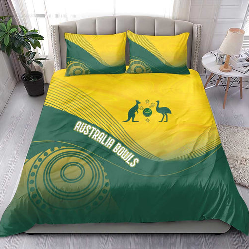 Australia Bowls Bedding Set Basic Marble Glaze - National Color - Aussie Hoodie