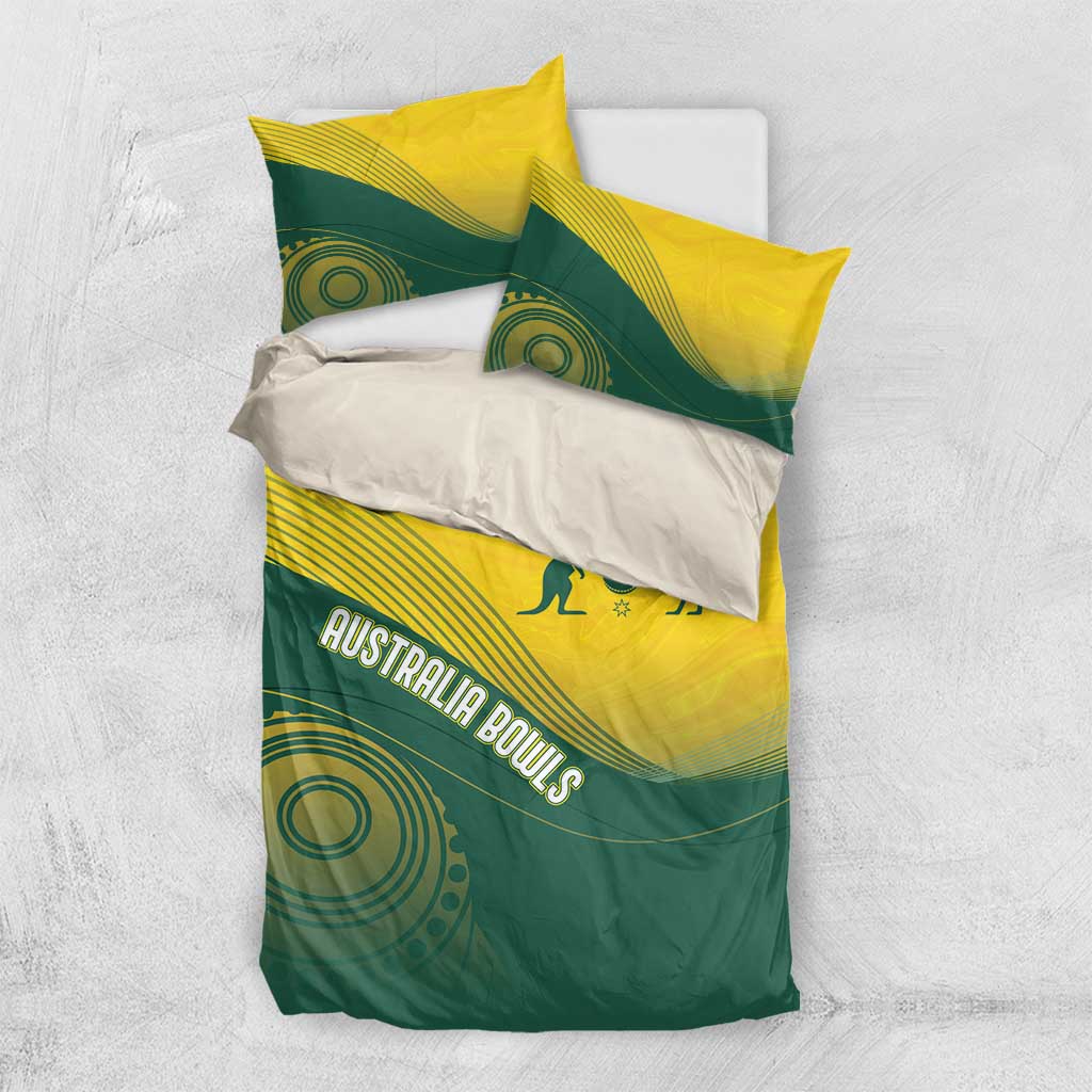 Australia Bowls Bedding Set Basic Marble Glaze - National Color - Aussie Hoodie