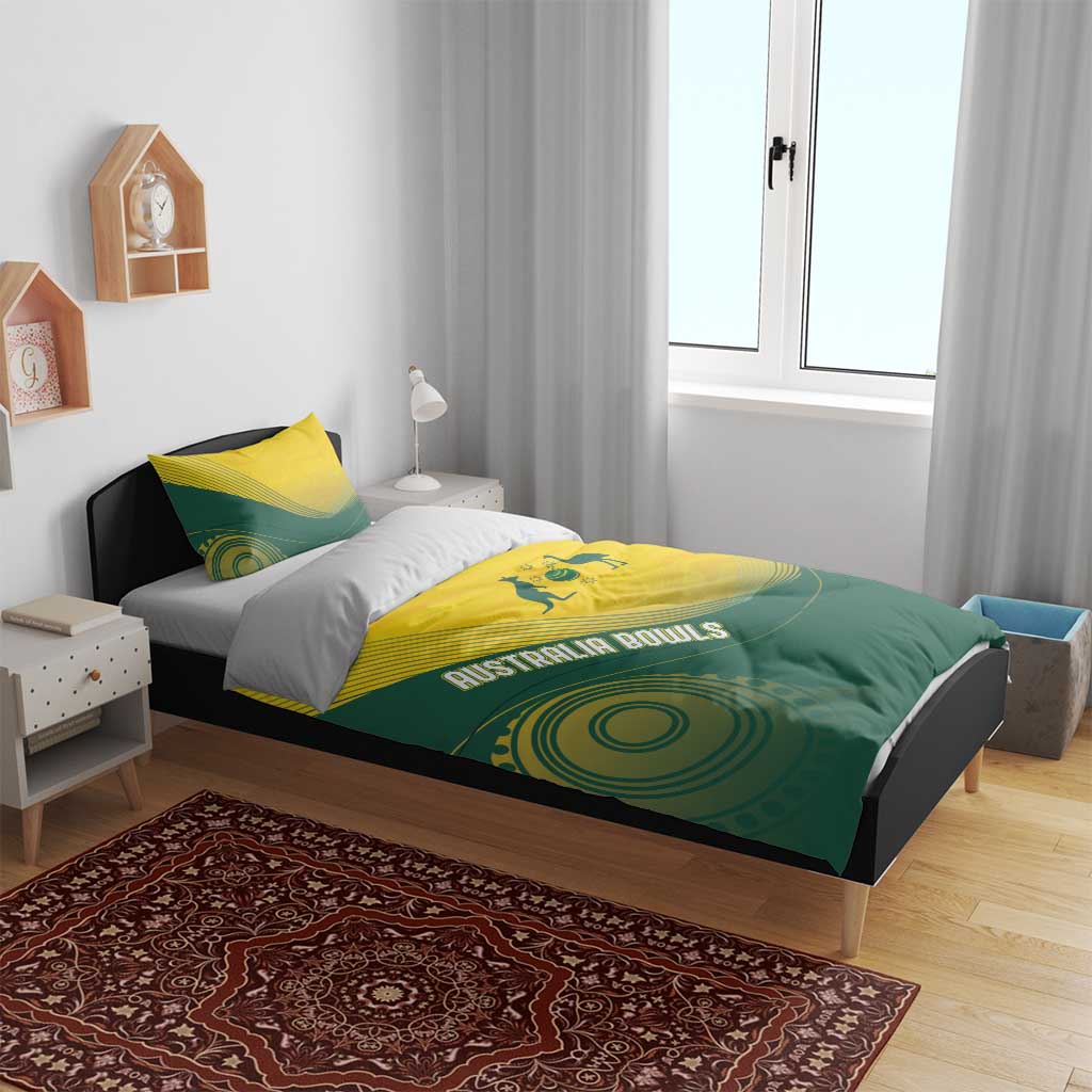 Australia Bowls Bedding Set Basic Marble Glaze - National Color - Aussie Hoodie