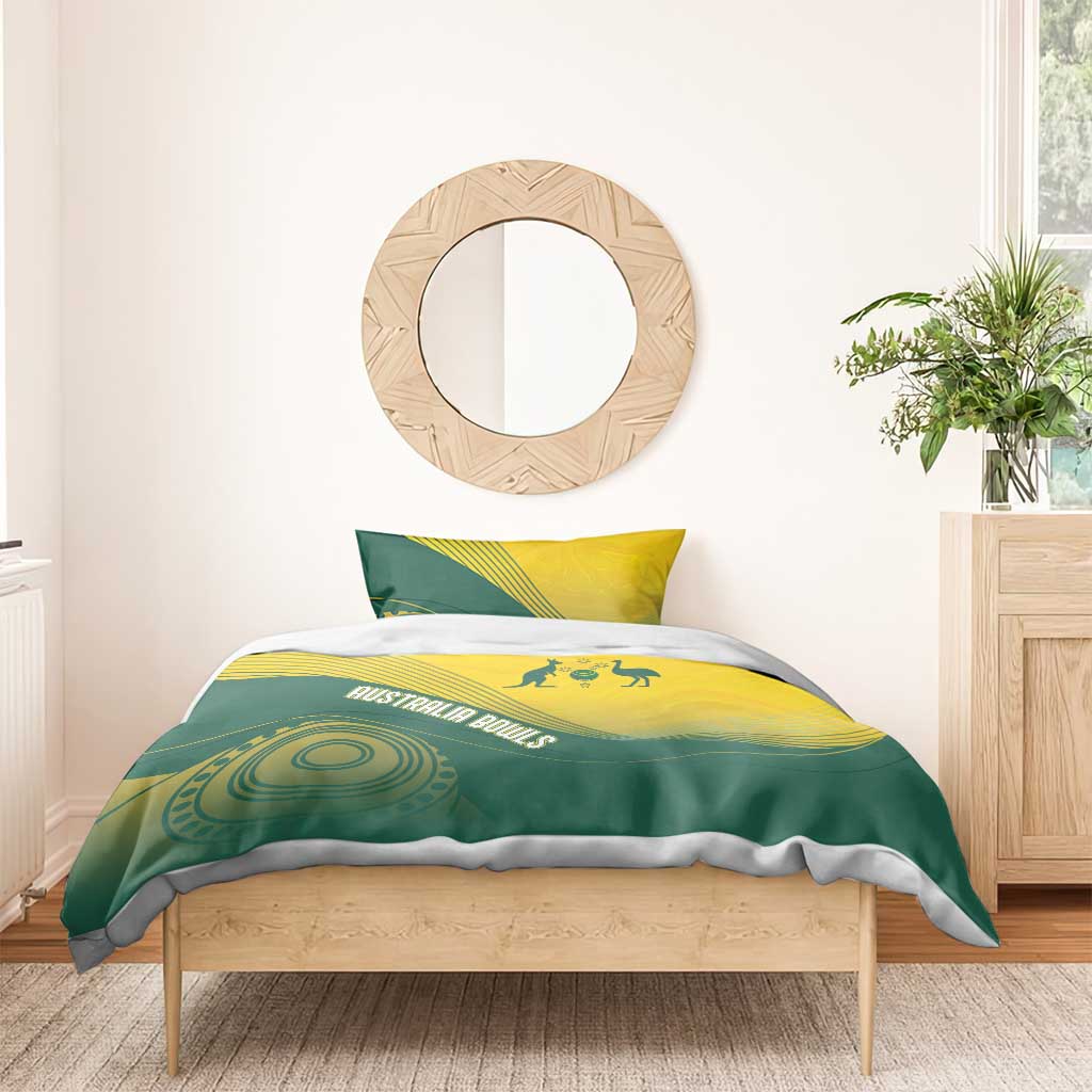 Australia Bowls Bedding Set Basic Marble Glaze - National Color - Aussie Hoodie