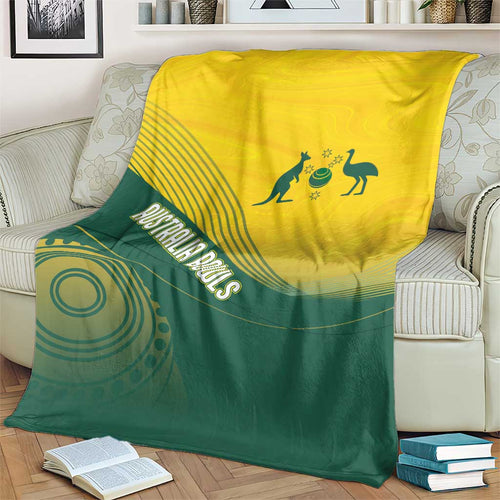 Australia Bowls Blanket Basic Marble Glaze - National Color - Aussie Hoodie