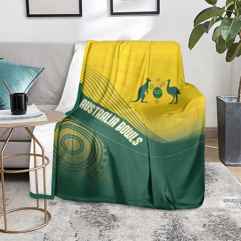 Australia Bowls Blanket Basic Marble Glaze - National Color - Aussie Hoodie