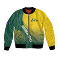 Australia Bowls Personalised Bomber Jacket Basic Marble Glaze - National Color - Aussie Hoodie