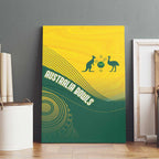 Australia Bowls Canvas Wall Art Basic Marble Glaze - National Color - Aussie Hoodie