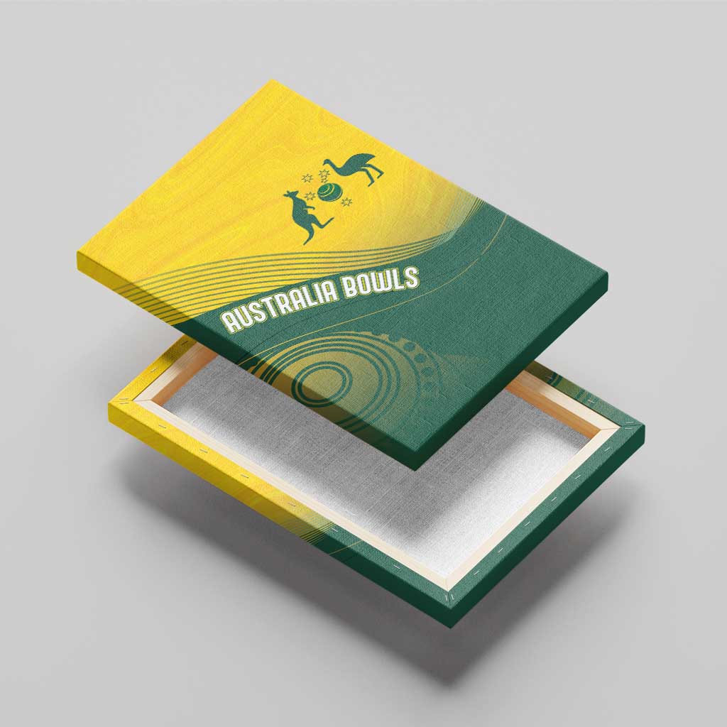 Australia Bowls Canvas Wall Art Basic Marble Glaze - National Color - Aussie Hoodie