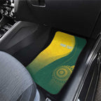 Australia Bowls Personalised Car Mats Basic Marble Glaze - National Color - Aussie Hoodie