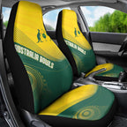 Australia Bowls Car Seat Cover Basic Marble Glaze - National Color - Aussie Hoodie
