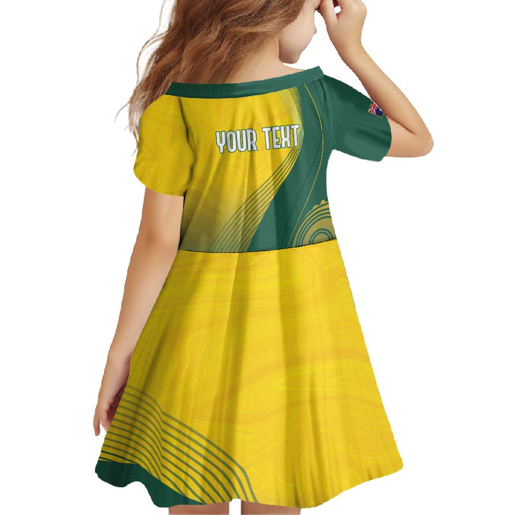 Australia Bowls Personalised Family Matching Mermaid Dress and Hawaiian Shirt Basic Marble Glaze - National Color - Aussie Hoodie