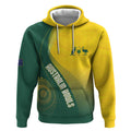 Australia Bowls Personalised Hoodie Basic Marble Glaze - National Color - Aussie Hoodie