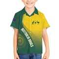 Australia Bowls Personalised Kid Hawaiian Shirt Basic Marble Glaze - National Color - Aussie Hoodie