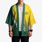 Australia Bowls Personalised Kimono Basic Marble Glaze - National Color - Aussie Hoodie