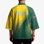 Australia Bowls Personalised Kimono Basic Marble Glaze - National Color - Aussie Hoodie