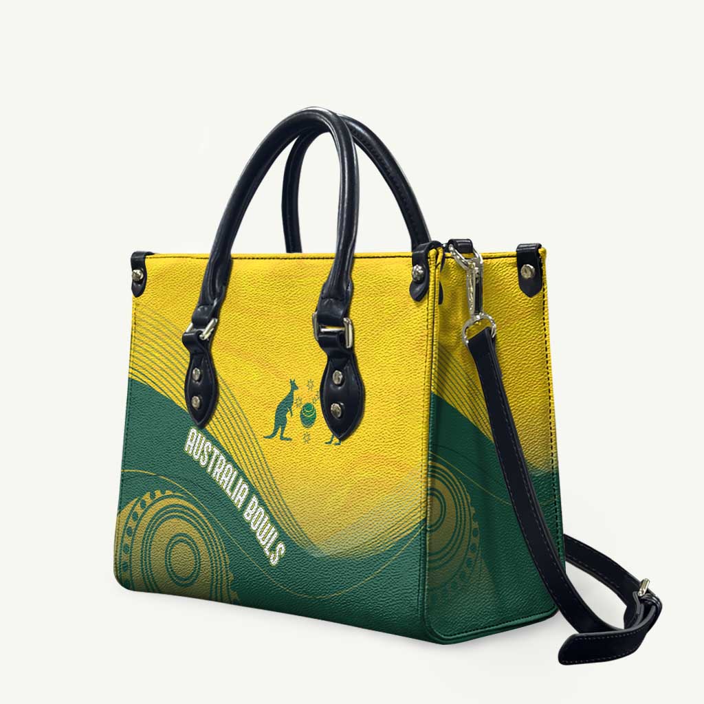 Australia Bowls Leather Bag Basic Marble Glaze - National Color - Aussie Hoodie